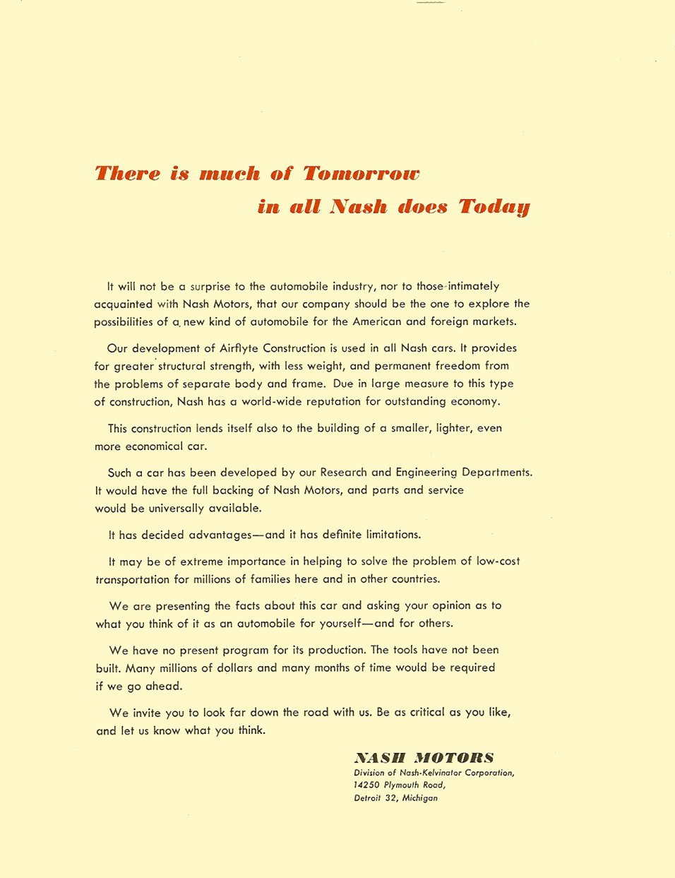 1950 Nash Questionnaire Page 3